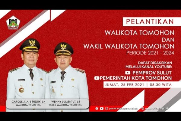 Bupati dan Wakil Bupati Tomohon Periode 2025-2030